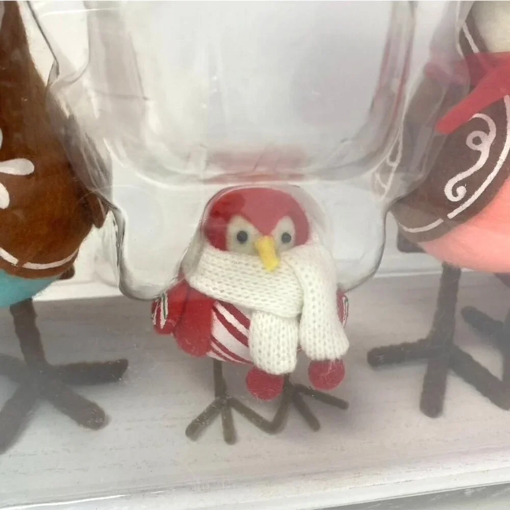 Target Wondershop Featherly Friends Gingerbread House Family Trio Holiday Decor